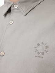 AllSaints Grey Haven Long Sleeve Shirt - Image 6 of 6
