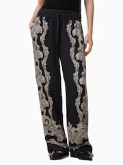 AllSaints Black Tyler Trousers - Image 1 of 7