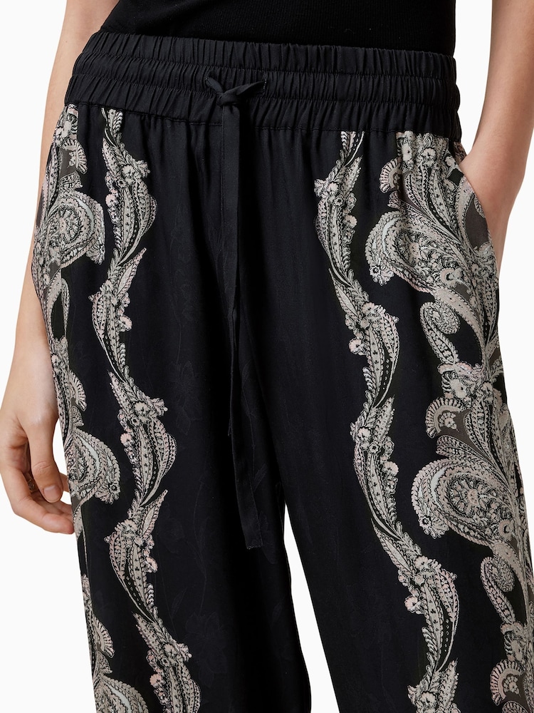 AllSaints Black Tyler Trousers - Image 3 of 7