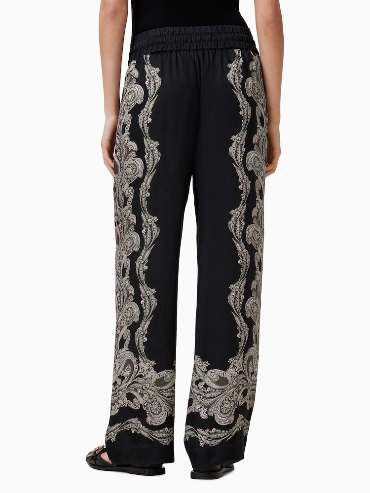 AllSaints Black Tyler Trousers - Image 4 of 7