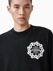 AllSaints 100% Organic Cotton Orbital Crew Neck T-Shirt - Imagen 2 de 8