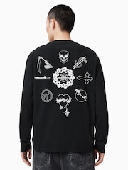 AllSaints 100% Organic Cotton Orbital Crew Neck T-Shirt - Imagen 7 de 8