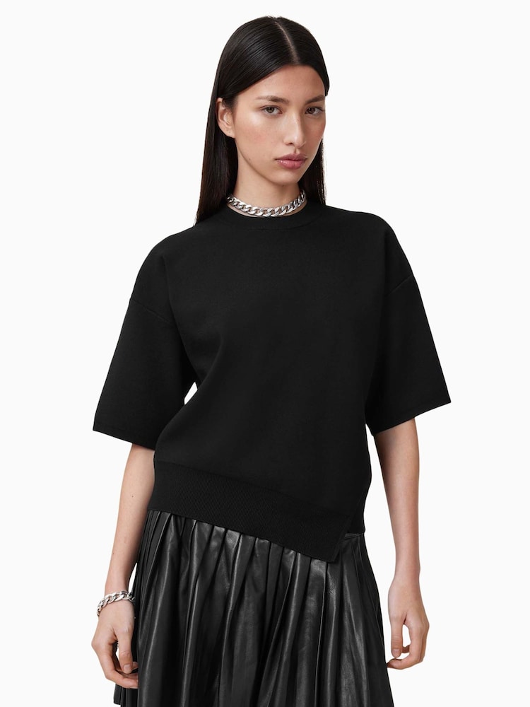 Camiseta de malha AllSaints Remi - Imagem 1 de 8