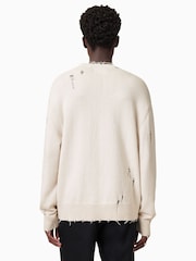 AllSaints White 100% Organic Cotton Diageo Crew Jumper - Image 2 of 7
