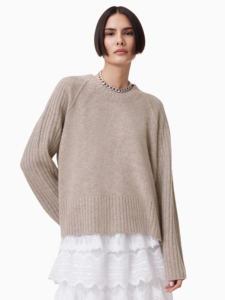 AllSaints Brown Anthe Jumper - Image 1 of 8