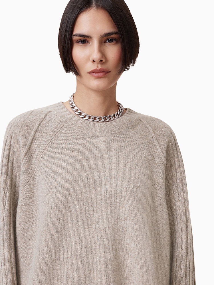 AllSaints Brown Anthe Jumper - Image 2 of 8