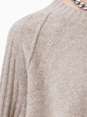 AllSaints Brown Anthe Jumper - Image 6 of 8