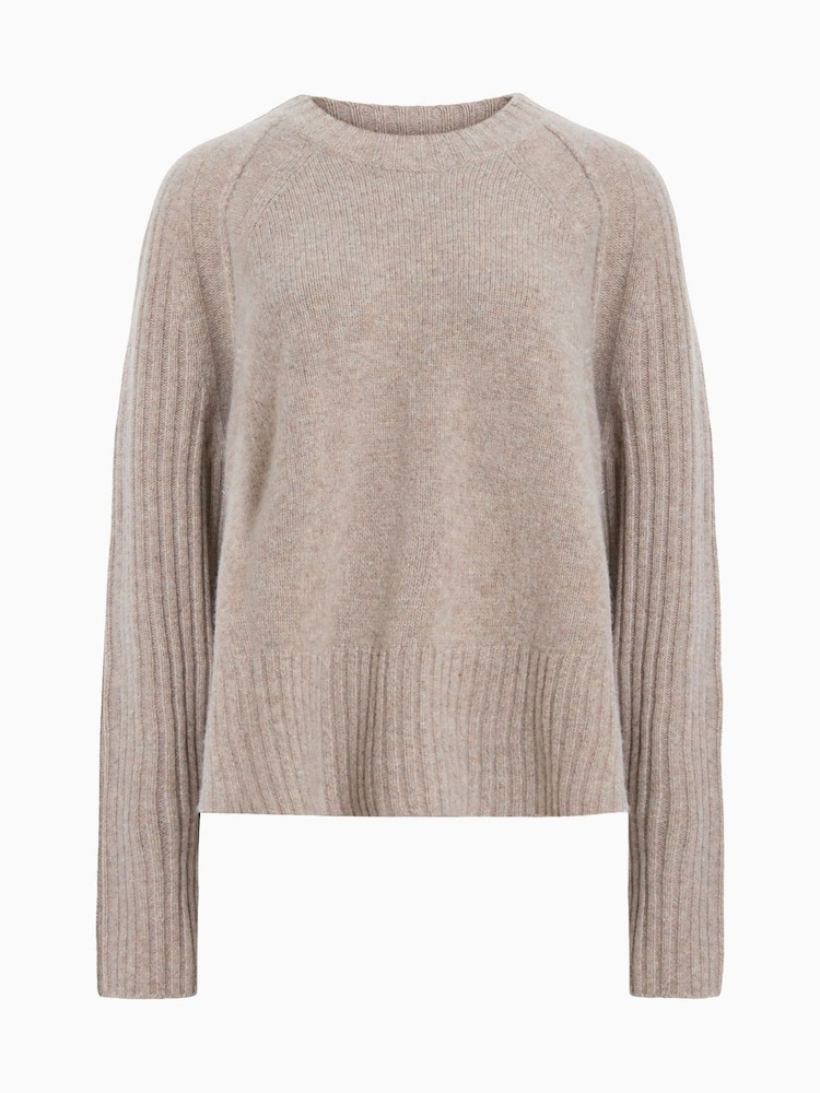 AllSaints Brown Anthe Jumper - Image 8 of 8