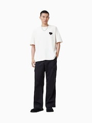 AllSaints White 100% Organic Cotton Lover Short Sleeve Crew T-Shirt - Image 3 of 7