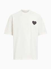 AllSaints White 100% Organic Cotton Lover Short Sleeve Crew T-Shirt - Image 6 of 7