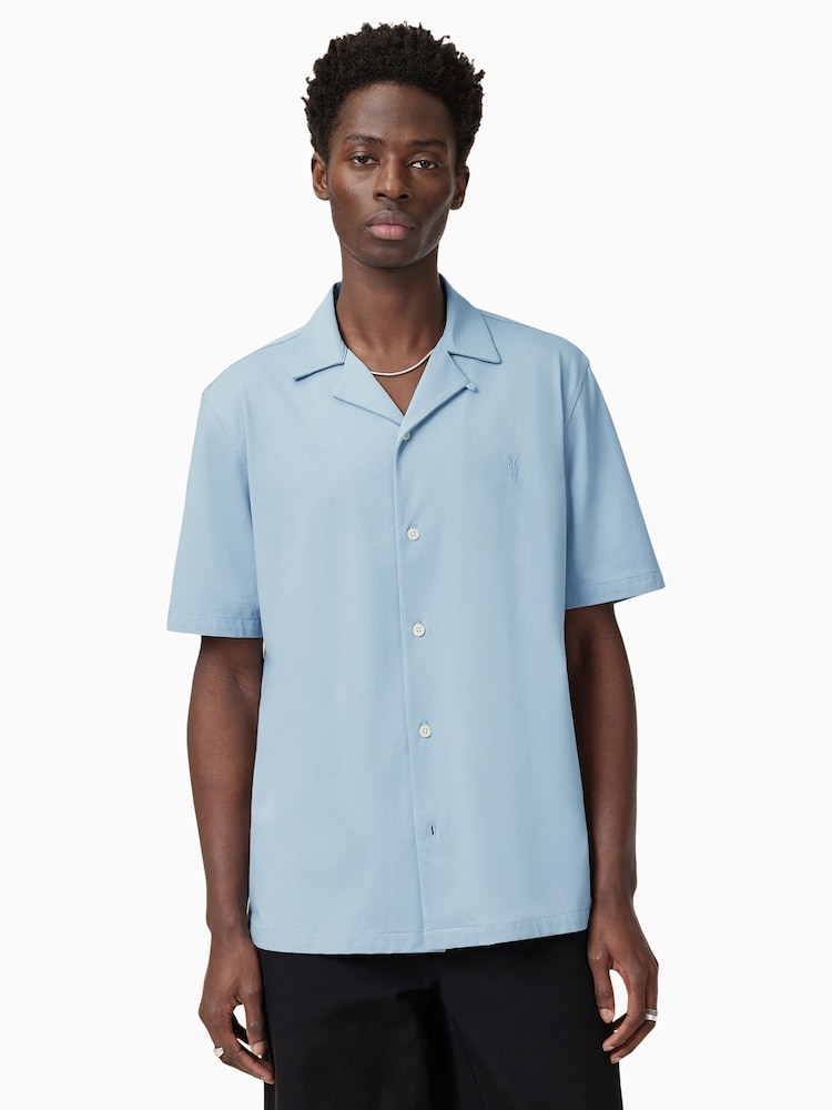 Синий - AllSaints Hudson Shirts - Изображение 1 из 1 Синий - AllSaints Hudson Shirts - Изображение 1 из 1