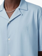 AllSaints Blue Hudson Shirts - Image 2 of 6