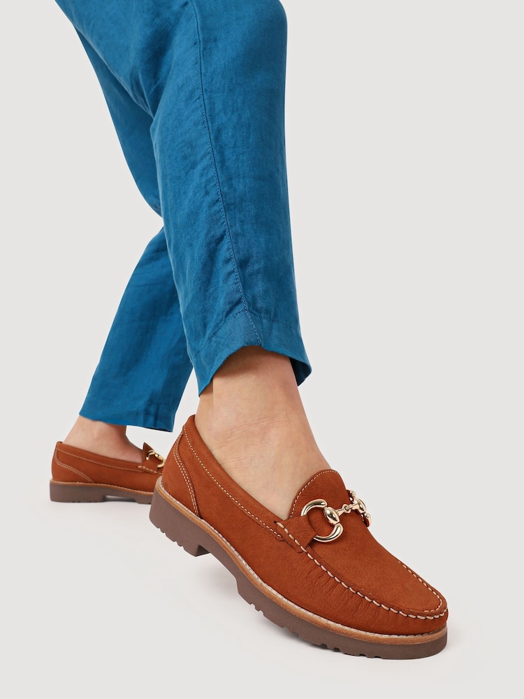 Marrón - Jones Bootmaker Orlana Leather Slip-On Moccasins - Imagen 1 de 6 Marrón - Jones Bootmaker Orlana Leather Slip-On Moccasins - Imagen 1 de 6