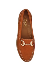 rjava - Jones Bootmaker Orlana Leather Slip-On Black Moccasins - Slika 5 iz 5