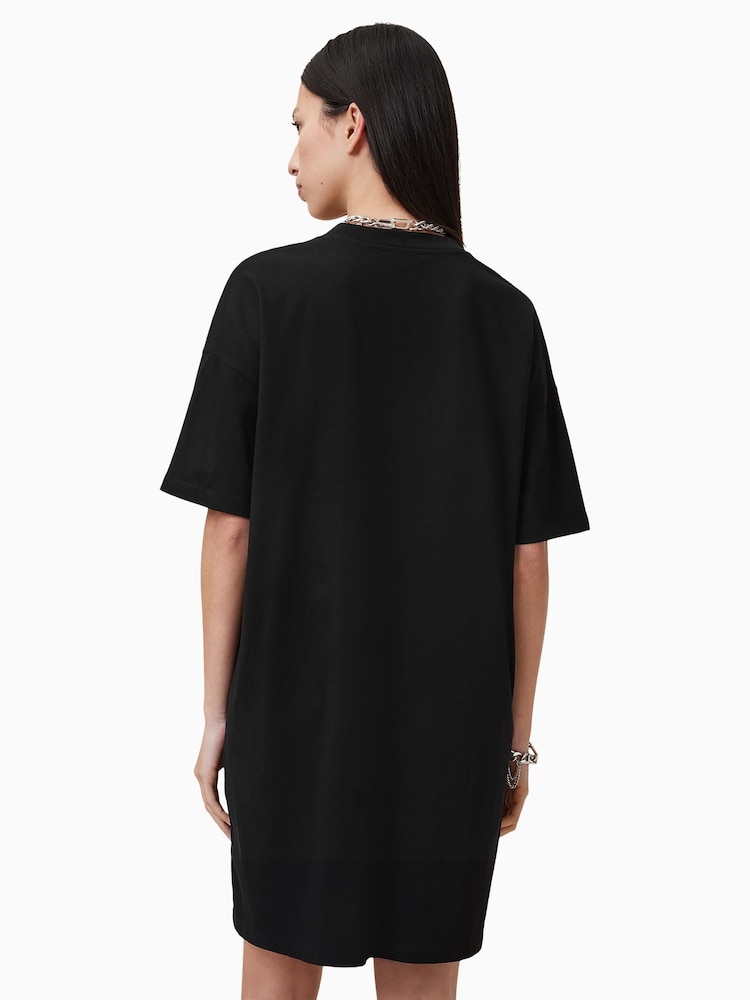 all saints black t shirt dress Noek High Comfort Short Dress – Ann Demeulemeester main image 0