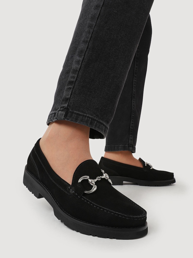 Negro - Jones Bootmaker Orlana Leather Slip-On Moccasins - Imagen 1 de 3 Negro - Jones Bootmaker Orlana Leather Slip-On Moccasins - Imagen 1 de 3