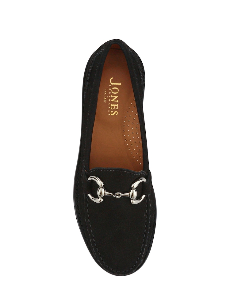 Negro - Jones Bootmaker Orlana Leather Slip-On Moccasins - Imagen 2 de 3 Negro - Jones Bootmaker Orlana Leather Slip-On Moccasins - Imagen 2 de 3