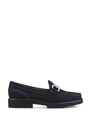 Jones Bootmaker Orlana Leather Slip-On Black Moccasins - Image 1 of 5