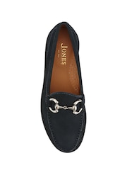 Jones Bootmaker Orlana Leather Slip-On Black Moccasins - Image 3 of 5