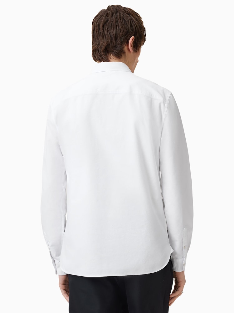 AllSaints White Haven Long Sleeve Shirt - Image 1 of 8
