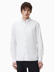 AllSaints White Haven Long Sleeve Shirt - Image 2 of 8