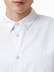 AllSaints White Haven Long Sleeve Shirt - Image 6 of 8