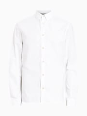 AllSaints White Haven Long Sleeve Shirt - Image 8 of 8