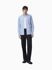 AllSaints Blue Hawthorne Shirt - Image 3 of 8