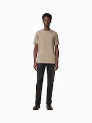 AllSaints Brown 100% Organic Cotton Brace Crew Neck T-Shirt - Image 3 of 6