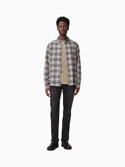 AllSaints Brown 100% Organic Cotton Brace Crew Neck T-Shirt - Image 5 of 6
