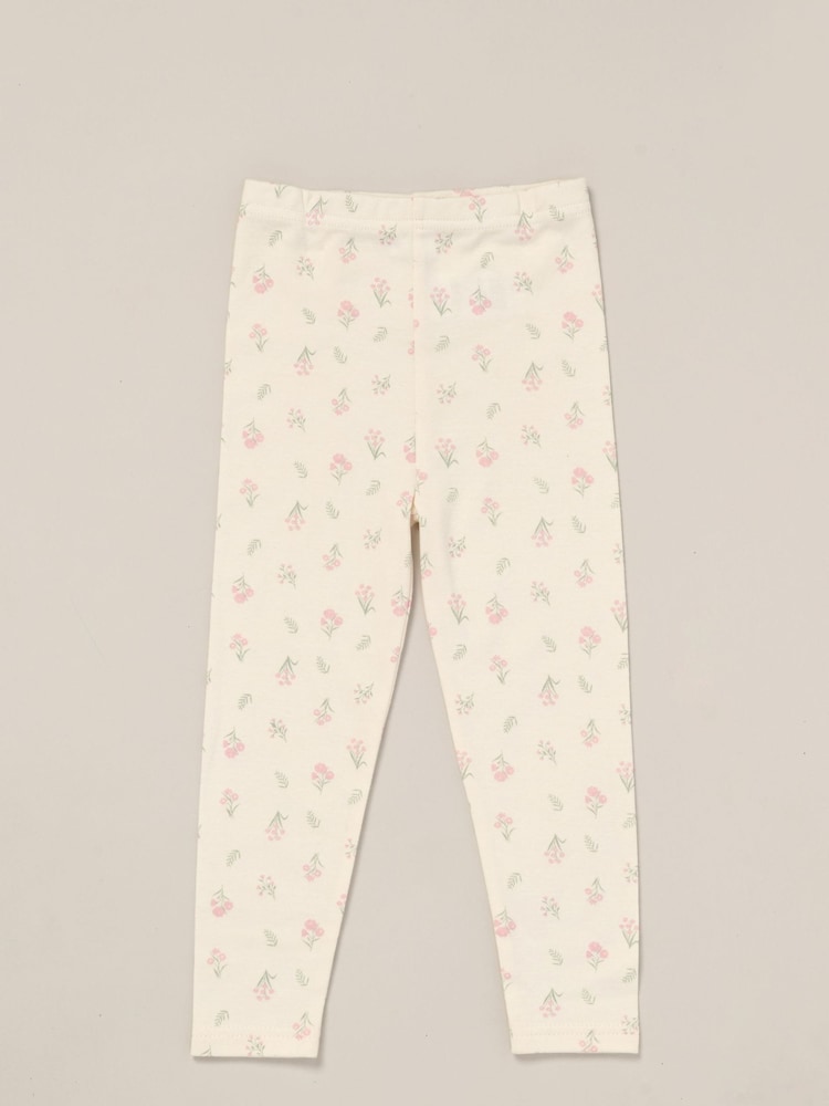 Lily & Jack Purple Printed Top and Legging Set - Image 4 of 5