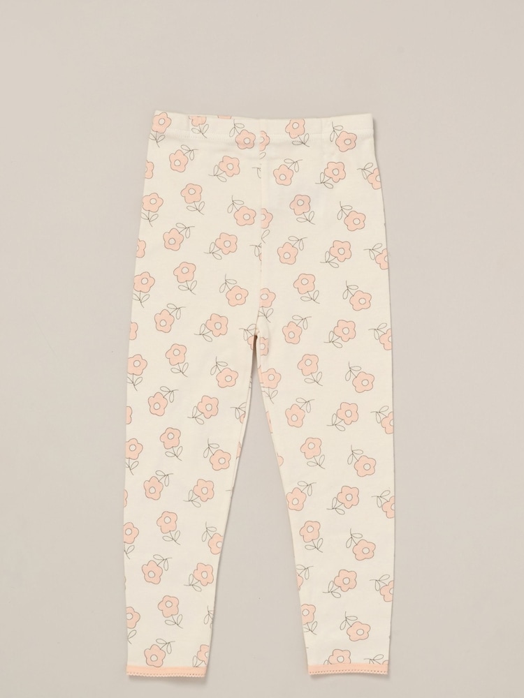 Lily & Jack Purple Printed Top and Legging Set - Image 4 of 5