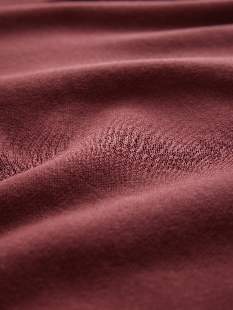 The Set Dusty Pink/Brown Red Dropped Shoulder Relaxed Sweatshirt 2 Pack - Image 4 of 4
