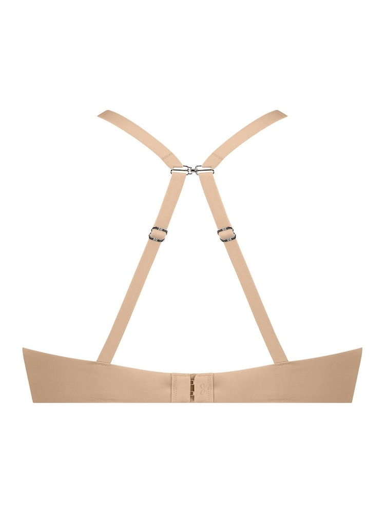 Hunkemoller Smooth Padded Underwired Push-Up Black Bra - Image 5 of 5
