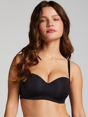 Hunkemoller Smooth Padded Underwired Push-Up Black Bra - Image 1 of 1