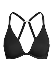 Schwarz - Hunkemoller – glatter, wattierter Push-up-BH mit Bügeln, Schwarz - Bild 4 von 5