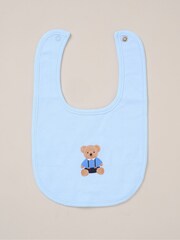 Rock-A-Bye Baby Boutique Blue 100% Cotton 5-Piece Baby Gift Set - Image 5 of 6