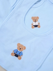 Rock-A-Bye Baby Boutique Blue 100% Cotton 5-Piece Baby Gift Set - Image 6 of 6