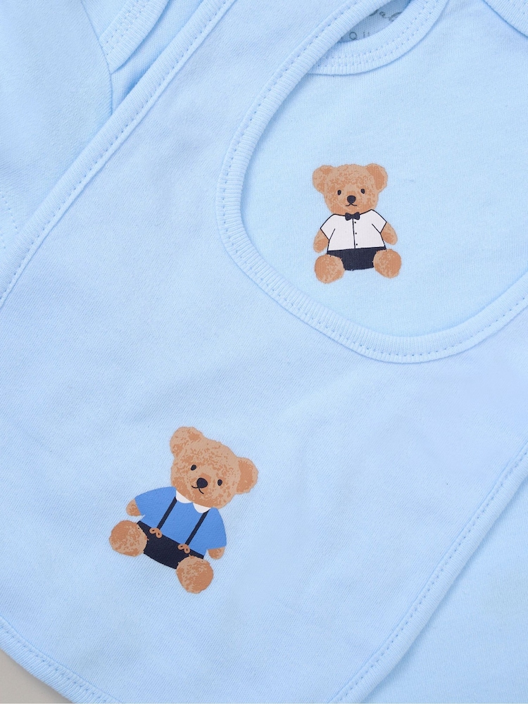 Rock-A-Bye Baby Boutique Blue 100% Cotton 5-Piece Baby Gift Set - Image 6 of 6 Rock-A-Bye Baby Boutique Blue 100% Cotton 5-Piece Baby Gift Set - Image 6 of 6