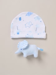 Rock-A-Bye Baby Boutique Pink 100% Cotton Print Gift Set 10 Piece - Image 5 of 6