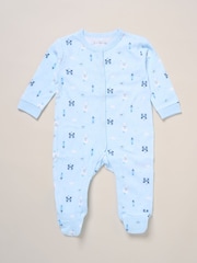 Rock-A-Bye Baby Boutique Blue 100% Cotton 5-Piece Baby Gift Set - Image 2 of 6
