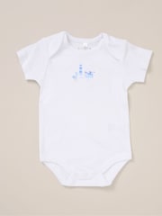 Rock-A-Bye Baby Boutique Blue 100% Cotton 10-Piece Baby Gift Set - Image 2 of 6