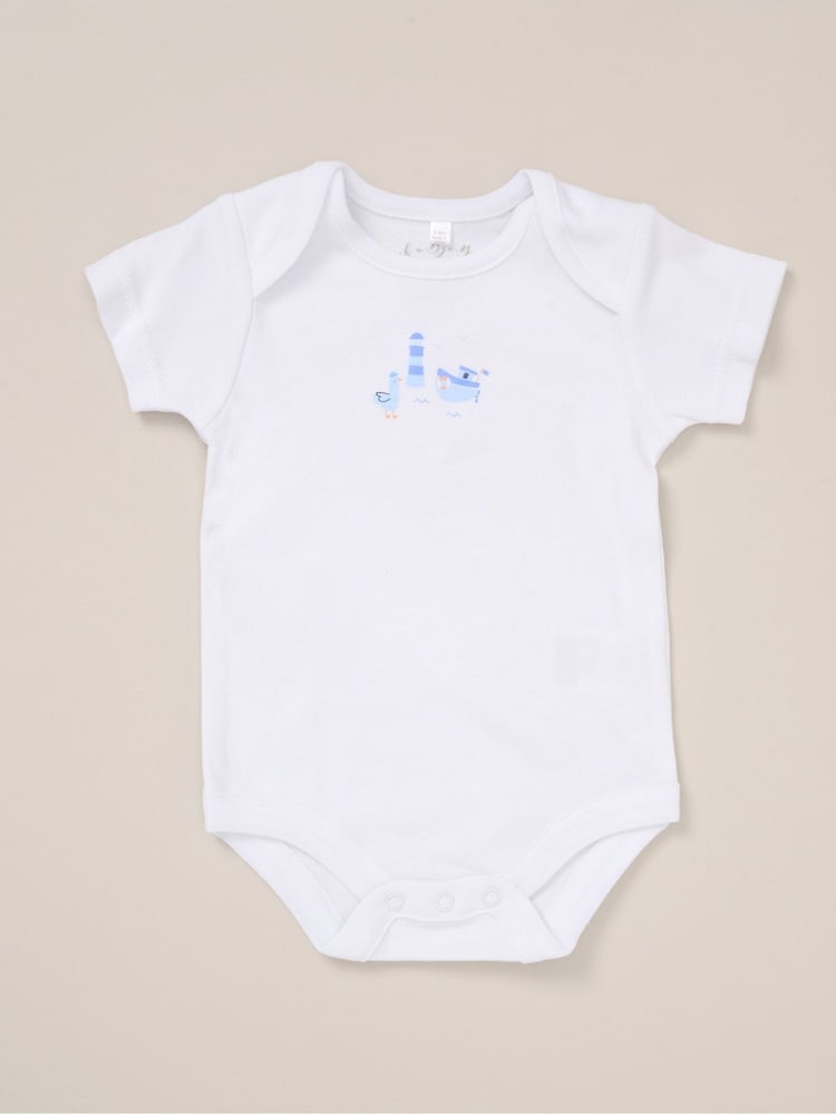 Rock-A-Bye Baby Boutique Blue 100% Cotton 10-Piece Baby Gift Set - Image 2 of 6