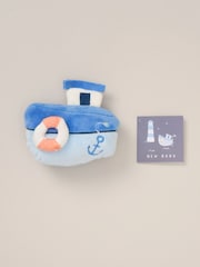 Rock-A-Bye Baby Boutique Blue 100% Cotton 10-Piece Baby Gift Set - Image 5 of 6