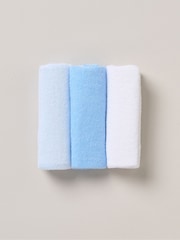 Rock-A-Bye Baby Boutique 100% Cotton Blue 8-Piece All in One Baby Gift Set - Image 4 of 5
