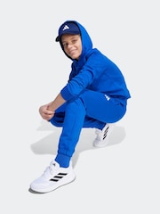 adidas Blue Essentials Kids Joggers - Image 3 of 5