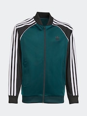 adidas Originals Green Adicolor SST Kids Track Top - Image 6 of 6