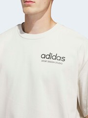 adidas Brown adidas adidas Sport Design GFX T-Shirt - Image 5 of 7