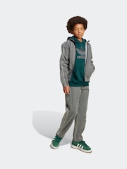 adidas Originals Dark Green Oversized Big Logo Kids Hoodie - Image 4 of 6