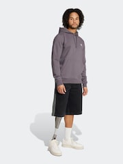 adidas Originals Grey Light Trefoil Essentials Hoodie - Image 3 of 6